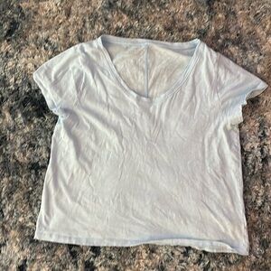 Jcrew Girlfriend Light Blue Slub T-Shirt XXL